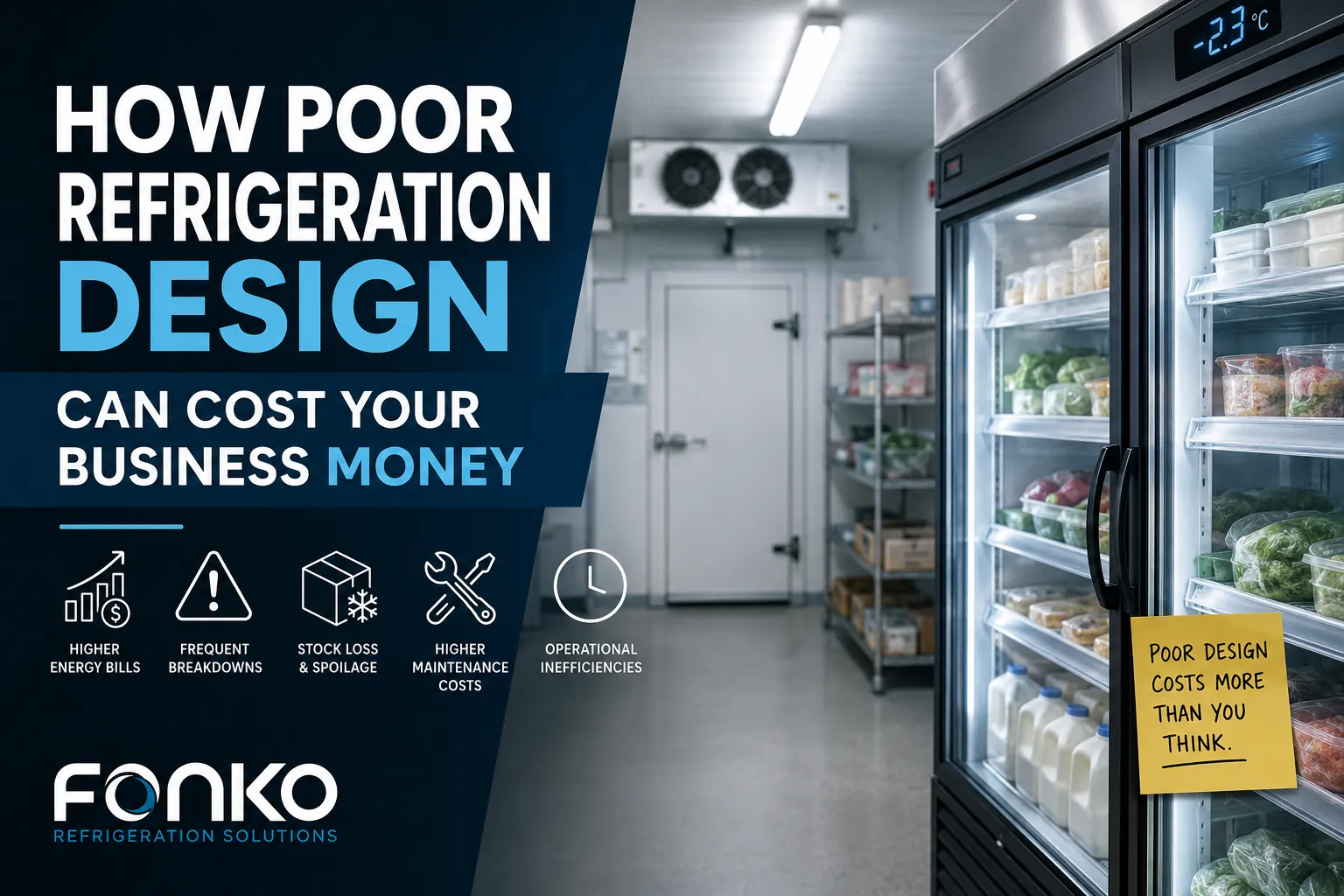 How Poor Refrigeration Design Can Cost Your Business Money